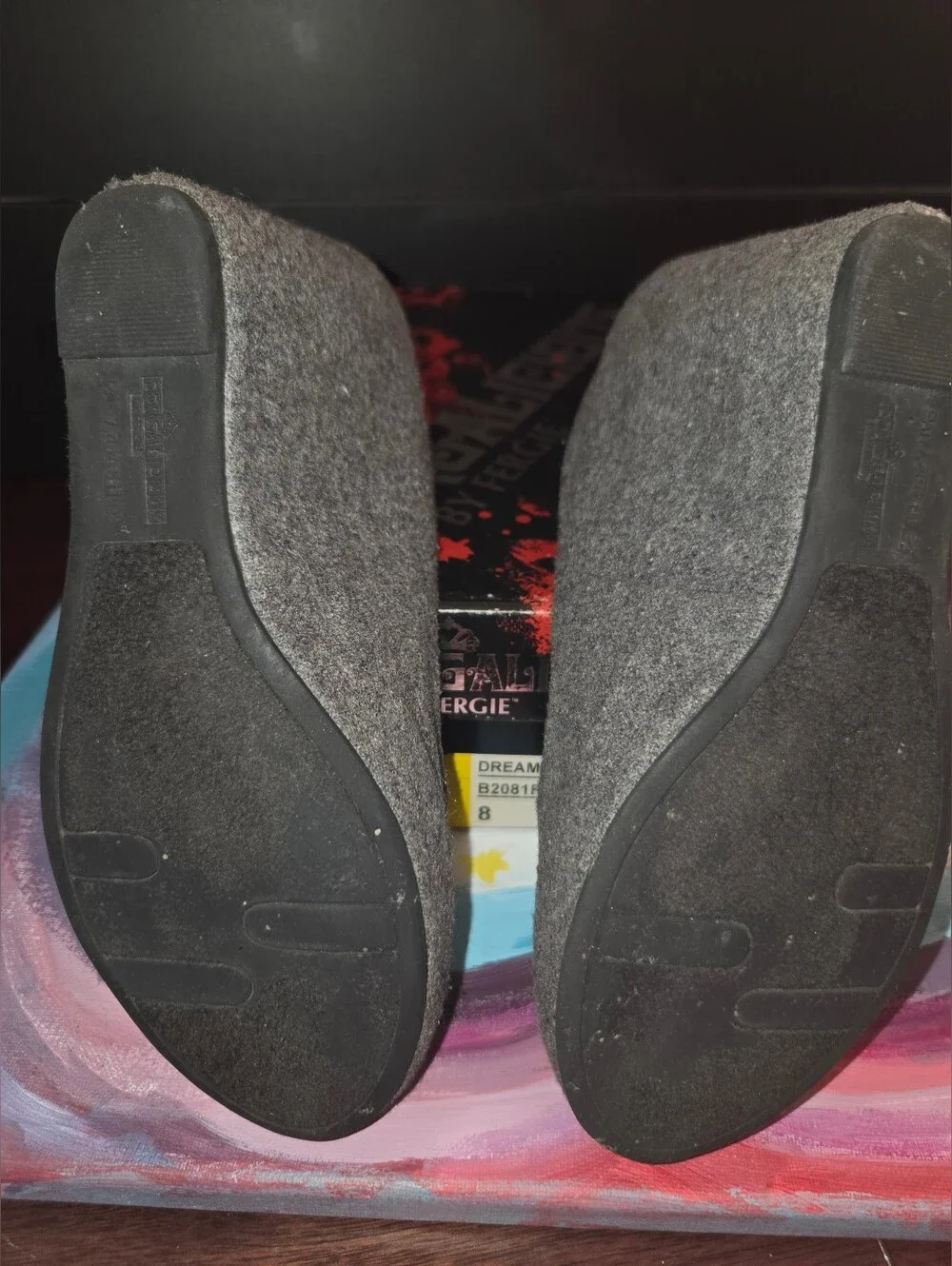 Fergalicious By Fergie Dreamer Grey Platform Wedge